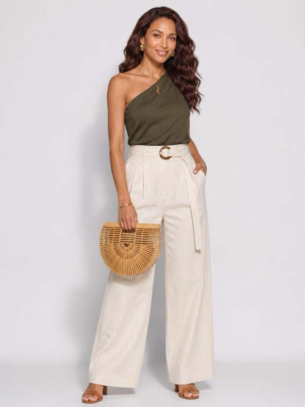 Unbranded Cult Gaia Ark Inspired Bamboo Handbag Tote Purse